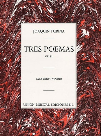 3 Poemas op.81 para Canto y Piano