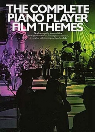 The complete Piano Player - Film Themes for voice/piano songbook