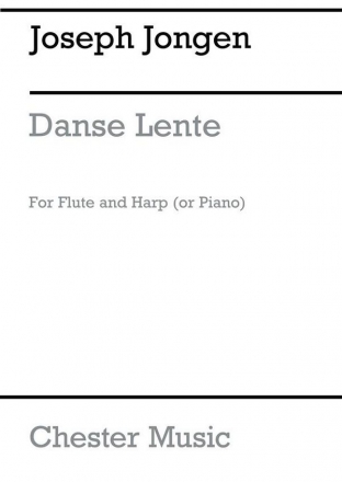 Danse Lente for flute and harp (piano)