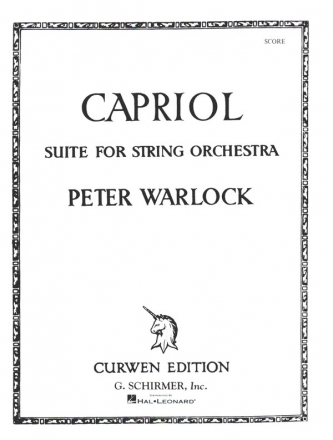 Capriol Suite for string orchestra score