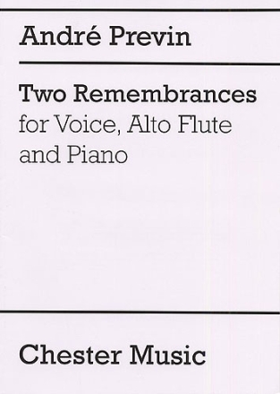 2 REMEMBRANCES FOR VOICE, ALTO FLUTE AND PIANO