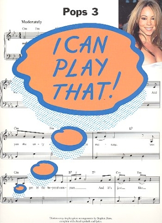 I can play that: Pops 3 Songbook for piano easy-play piano arrangements