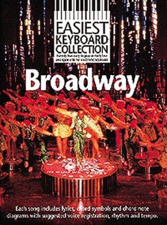 Easiest Keyboard Collection: Broadway songbook for voice and keyboard