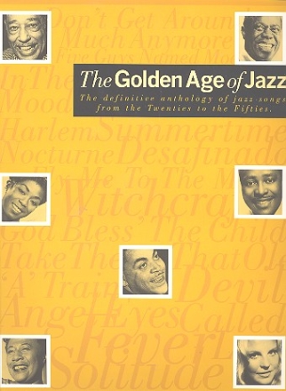 The golden Age of Jazz: Songbook for piano/voice/guitar