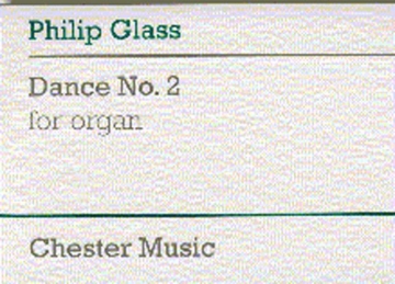 Dance no.2 for organ