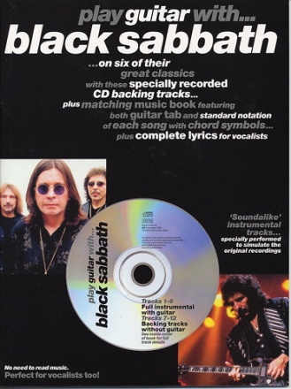 Play Guitar with Black Sabbath (+CD): Songbook voice/guitar/tab