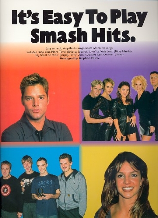 It's easy to play Smash Hits: Songbook for voice and piano