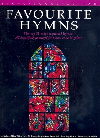Favourite Hymns: songbook piano/vocal/guitar