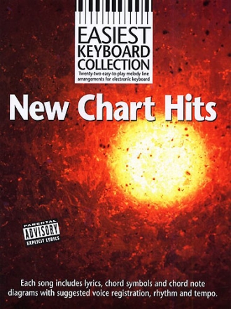 Easiest Keyboard Collection: New Chart Hits 22 easy-to-play melody line arrangements
