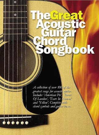 The great acoustic guitar chord songbook (lyrics, chords and chord symbols)