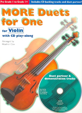 More duets for one (+CD) for violin Cox, Heather, arr.