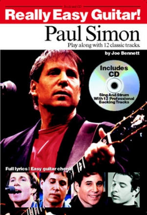 PAUL SIMON (+CD): PLAY ALONG WITH 12 CLASSIC TRACKS (CHORDS, TABLATURE, NOTES, INSTRUCTIONS)