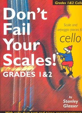 Don't fail your scales Grades 1+2 for cello