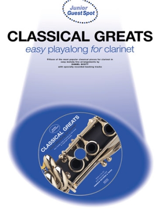Classical Greats (+CD) for clarinet Junior Guest Spot easy Playalong