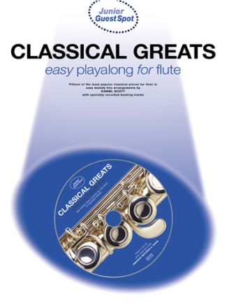 Classical Greats (+CD) for flute Junior Guest Spot easy Playalong