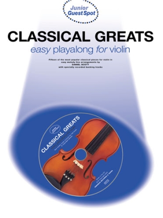 Classical Greats (+CD) for violin Junior Guest Spot easy Playalong