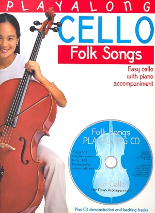 Playalong Cello (+CD) Folk Songs for easy cello and piano