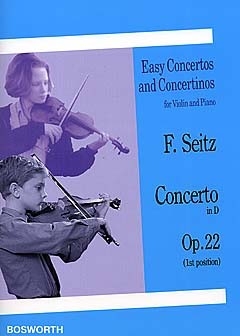 Concerto d-Major op.22 for violin and piano (1st position) easy concertos and concertinos