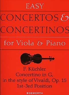 Concertino G major in the Style of Vivaldi op.15 for viola and piano (1.-3. position)
