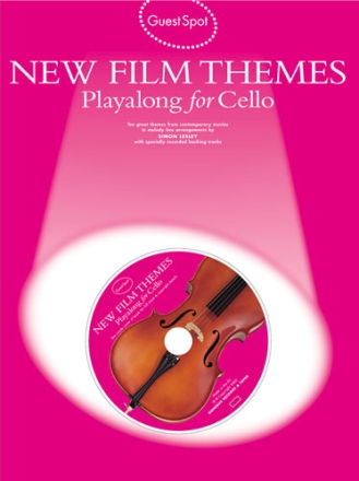 New Film Themes (+CD) for violoncello Guest Spot Playalong