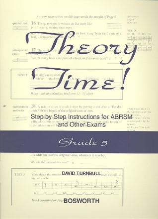 Theory Time Step by Step Instructions for ABRSM and other exams (grade 5)