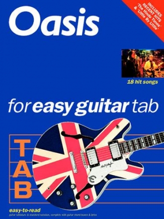 Oasis: 18 Hit Songs, songbook voice/guitar/tab