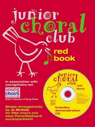 Junior choral club vol.4 (+CD) red book for ks2 choirs and easy piano