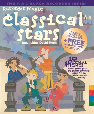 Classical stars (+CD and CD-ROM) for recorder ensemble and piano free printable parts