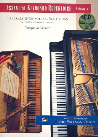 Essential keyboard repertoire vol.1 (+CD)  for piano 100 early intermediate selections Baroque to Modern