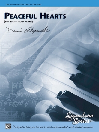 PEACEFUL HEARTS (RH ONLY)/PS  Piano Solo