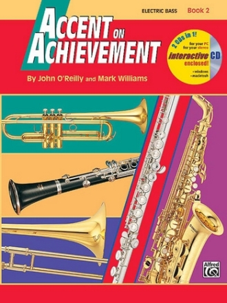 O'Reilly, J & Williams, M Accent on Achievement. Electric Bass Bk2  Wind ensemble