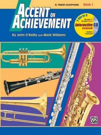 Accent on Achievement vol.1 (+audio/midi-CD) for band tenor saxophone