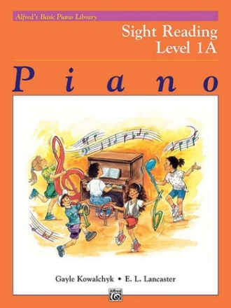 Kowalchyk & Lancaster Alfred's Basic Piano Sight-Reading Lv 1A  Piano teaching material