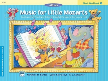 Various Little Mozarts Workbook 3  Piano teaching material