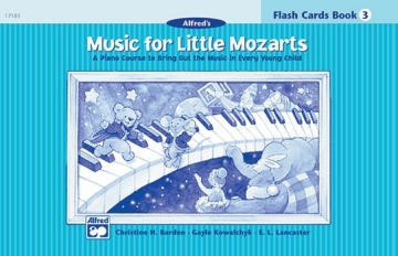 Little Mozarts Flashcards Book 3  Piano teaching material
