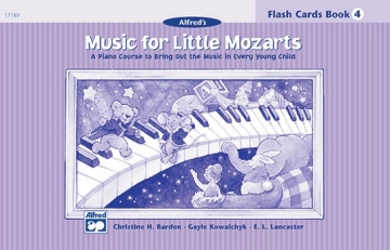 Little Mozarts Flashcards Book 4  Piano teaching material