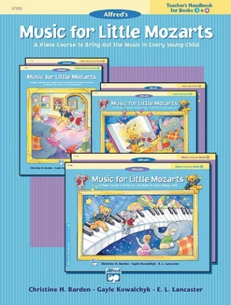 Various Little Mozarts Teachers Books 3 and 4  Piano teaching material