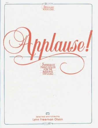 Applause vol.1 for piano Impressive piano solos for the budding virtuoso