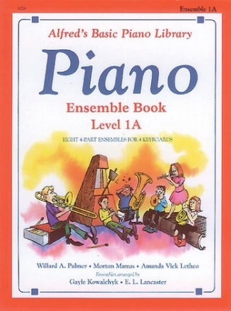 Kowalchyk & Lancaster Alfred's Basic Piano Ensemble Book Lv 1A  Piano teaching material