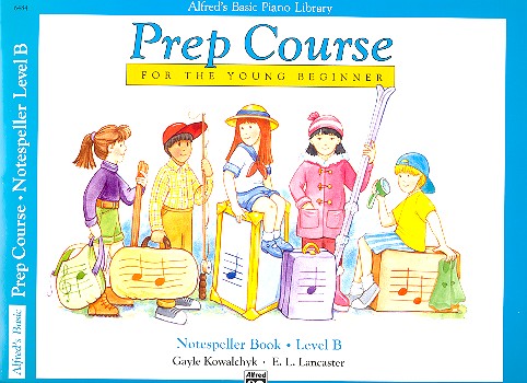 Prep Course - Notespeller Book Level B for piano
