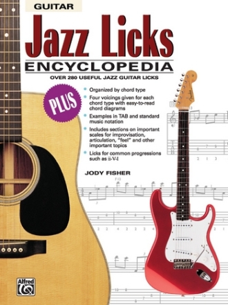 JAZZ LICKS ENCYC/BK  Guitar teaching (pop)