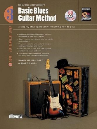 Hamburger, D & Smith, M Basic Blues Guitar Method Book/Cd 3  Guitar teaching (classical)