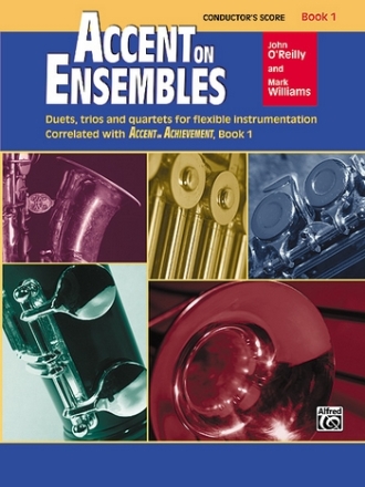 Accent on Ensembles vol.1 for 2-4 wind instruments (band) conductor's score