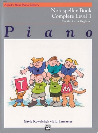 Kowalchyk & Lancaster Alfred's Basic Piano Notespeller Cmpl 1  Piano teaching material