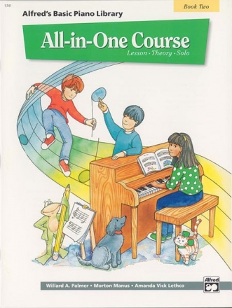 ALF5741  Alfred's Basic All-in-One Course, Book 2 for Piano