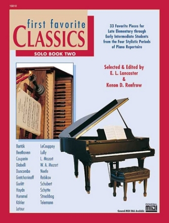 FIRST FAVORITE CLASSICS 2-SOLO  Piano Solo