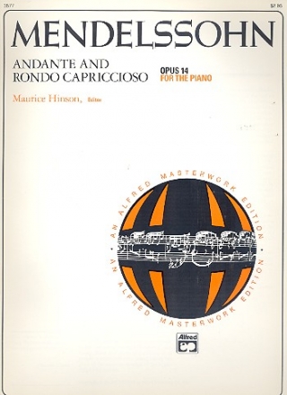 Andante and rondo capriccioso op.14 for piano Hinson, Maurice, ed