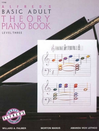 Palmer, Manus & Lethco Alfred's Basic Adult Theory Level 3  Piano teaching material