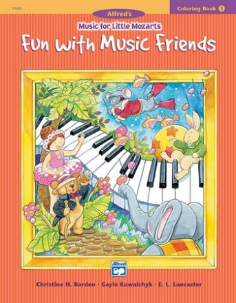 Kowlachyk & Lancaster Music for Little Mozarts Colouring Bk 1  Piano teaching material