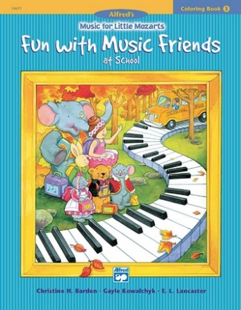 Music for Little Mozarts Coloring Book 3  Piano teaching material